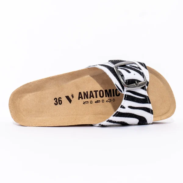 Vesna anatomske papuče zebraste